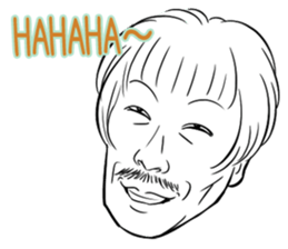 Funny face sticker(Man) vol.4 sticker #3822941