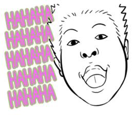 Funny face sticker(Man) vol.4 sticker #3822943