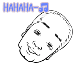 Funny face sticker(Man) vol.4 sticker #3822949