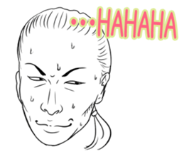 Funny face sticker(Man) vol.4 sticker #3822951