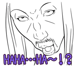 Funny face sticker(Man) vol.4 sticker #3822961