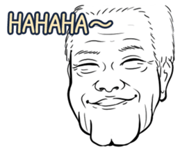 Funny face sticker(Man) vol.4 sticker #3822965