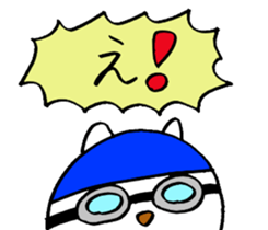 The Mokkun's sports cat. sticker #3823032