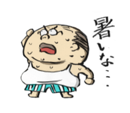 cute cheerful uncle. sticker #3824213