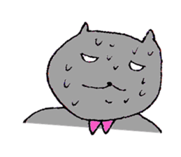 Pink collar cat sticker #3824342