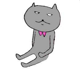 Pink collar cat sticker #3824357