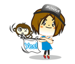MONKA sticker #3824435