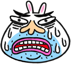 Beard rabbit sticker #3824850