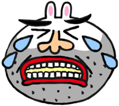 Beard rabbit sticker #3824857