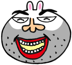 Beard rabbit sticker #3824858