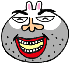 Beard rabbit sticker #3824858