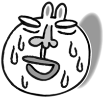 Beard rabbit sticker #3824864