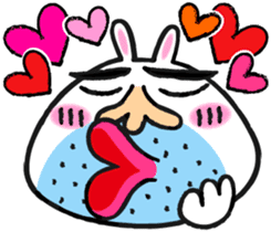 Beard rabbit sticker #3824874