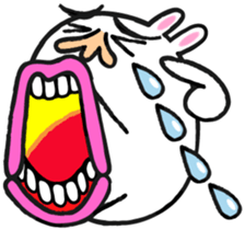 Beard rabbit sticker #3824876