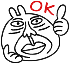 Beard rabbit sticker #3824877