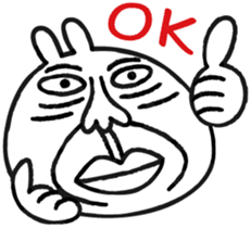 Beard rabbit sticker #3824877