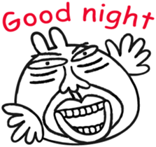 Beard rabbit sticker #3824878