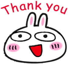 Beard rabbit sticker #3824879