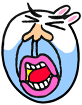 Beard rabbit sticker #3824884