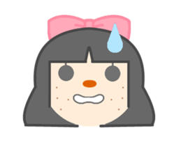 Emotional expression in various face sticker #3825528