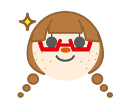 Emotional expression in various face sticker #3825529