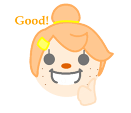 Emotional expression in various face sticker #3825530