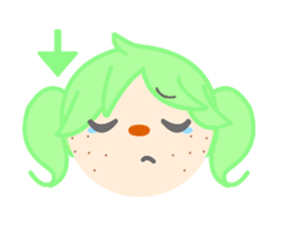 Emotional expression in various face sticker #3825531