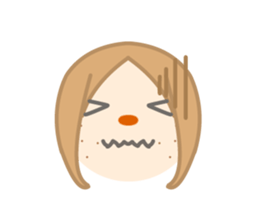 Emotional expression in various face sticker #3825533