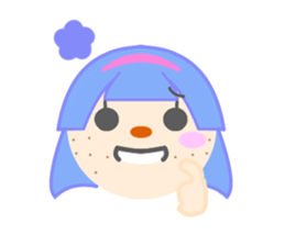 Emotional expression in various face sticker #3825541