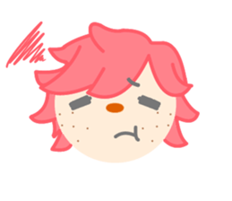 Emotional expression in various face sticker #3825543