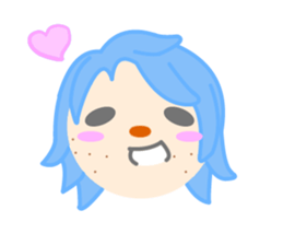 Emotional expression in various face sticker #3825545