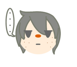 Emotional expression in various face sticker #3825547