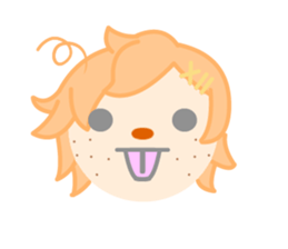 Emotional expression in various face sticker #3825549