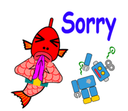 Taizo(red snapper)English ver. sticker #3826426