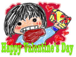 Three sisters message card sticker #3827281