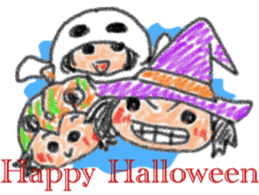 Three sisters message card sticker #3827282