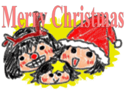 Three sisters message card sticker #3827283