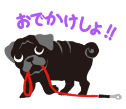 PUG!! sticker #3827509