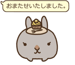 Rabbit cafe "MoCo" sticker #3827609