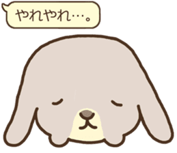 Rabbit cafe "MoCo" sticker #3827626