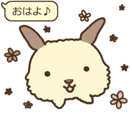 Rabbit cafe "MoCo" sticker #3827630
