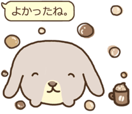 Rabbit cafe "MoCo" sticker #3827639