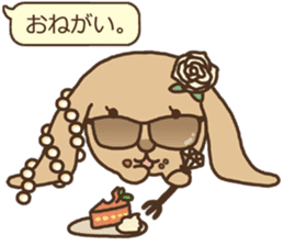 Rabbit cafe "MoCo" sticker #3827644