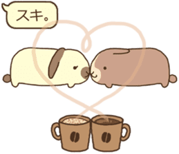 Rabbit cafe "MoCo" sticker #3827646