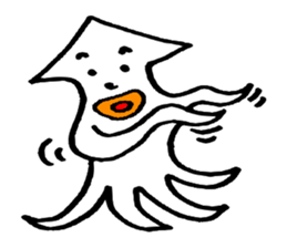 The squid sticker #3827994