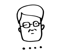 Worry of father sticker sticker #3828345