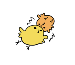 A little funny animals. sticker #3828388