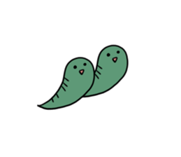 A little funny animals. sticker #3828395