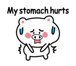 Pig of the poor physical condition sticker #3828570