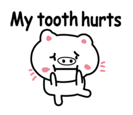 Pig of the poor physical condition sticker #3828571